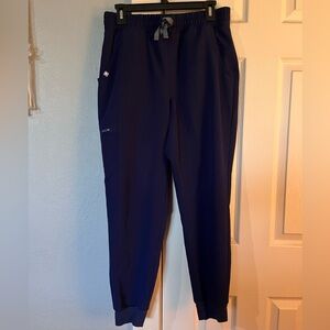 Figs Navy Joggers Scrub Pants Size Medium Petite